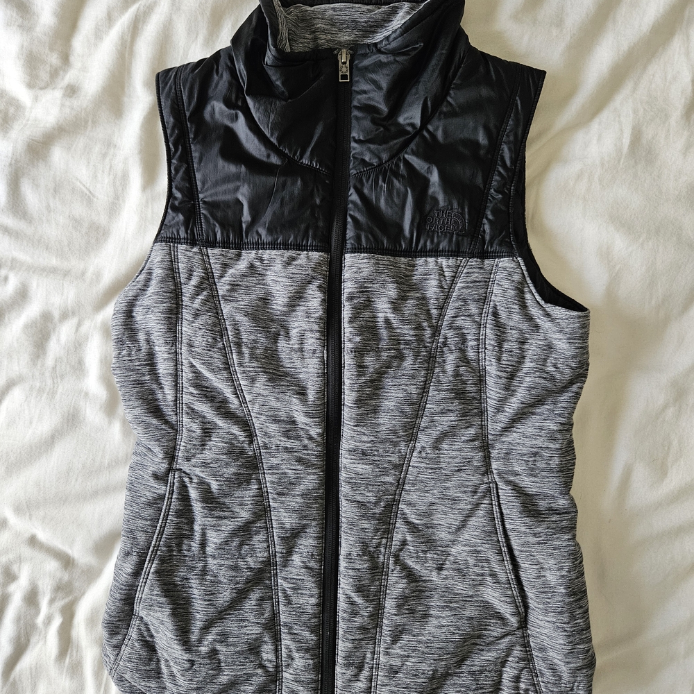 The North Face Black and Gray Women's Vest